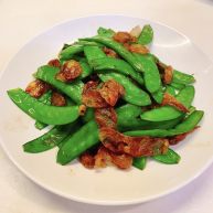 扁豆炒腊肠