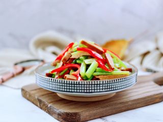 16、香干炒芹菜,成品一