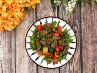 16、青椒炒猪肝,成品图