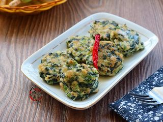 14、菠菜鸡肉饼,成品图