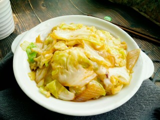 13、手撕包菜,成品