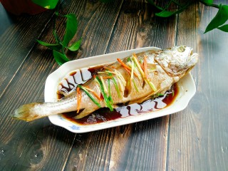 13、清蒸黄花鱼,成品图