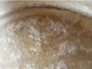 2、肉松卷, 将A材料混合加热煮沸