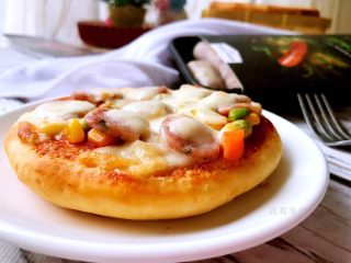 16、迷你香肠披萨,成品2