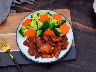 14、蜜汁鸡胸肉,成品图