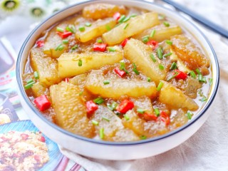 12、红烧冬瓜,无敌好吃。