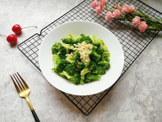 13、蚝油西蓝花,成品。