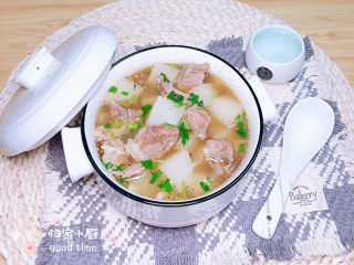 19、白萝卜羊肉汤,喝起来吧！