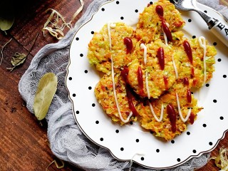 11、卷心菜三文鱼米饼,超级好吃～