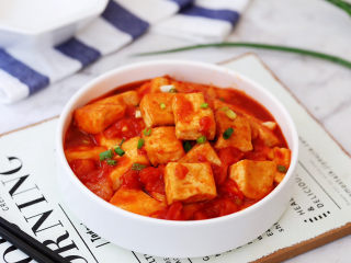 16、番茄烧豆腐,成品图
