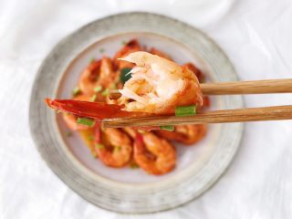 19、新年餐·茄汁大虾,肉质饱满很入味哦