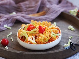 16、番茄鸡蛋菜花,成品图。