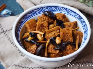 13、四喜烤麸,全素也很美味