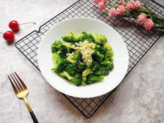 11、蚝油西蓝花,成品。