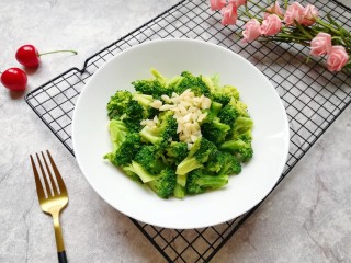 14、蚝油西蓝花,成品。