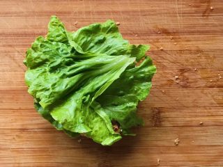 34、猪扒米汉堡,再盖生菜叶