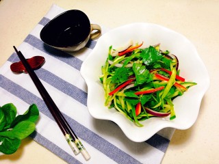 15、家常老虎菜,拌匀开吃喽