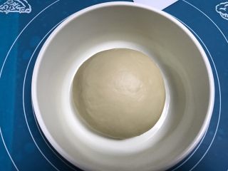2、肉松奶酪面包卷,团圆放盆里发酵，套袋子扎实袋子口