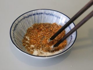 10、孜然土豆,搅拌均匀备用。