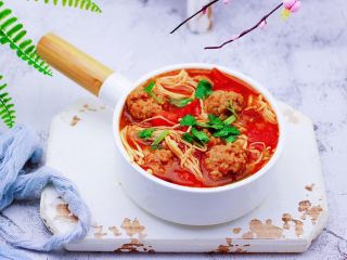 21、番茄肉丸汤,再来一张诱惑你。
