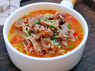 11、味道鲜美的茄汁肥牛卷,近看～诱惑。