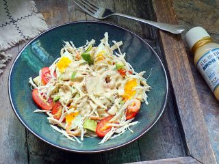 13、了不起的小番茄+鸡丝果蔬沙拉,完成