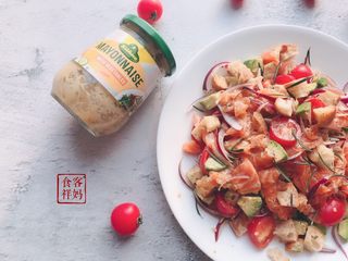 9、#年年有鱼#家宴：三文鱼沙拉,成品2