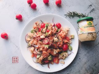 10、#年年有鱼#家宴：三文鱼沙拉,成品3