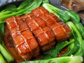 17、东坡肉,成品。