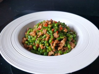15、肉沫豆角,很下饭的一道菜。