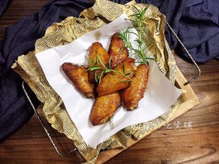 14、香烤鸡翅,完成。