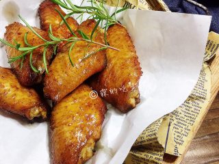 15、香烤鸡翅,完成。