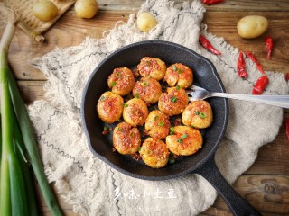 14、多味小土豆,上桌。