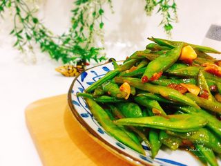 12、酱爆刀豆,成品图
