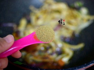 9、手撕蚝油杏鲍菇,加孜然粉