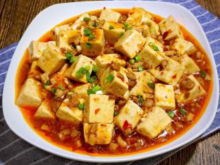 11、麻婆豆腐,超下饭的麻辣豆腐,备好米饭哦。