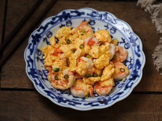 10、虾仁炒鸡蛋,成品图