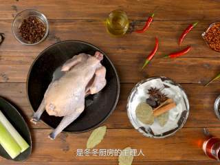 1、手撕椒麻鸡,材料图