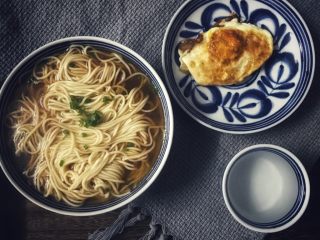 13、葱油汤面,配上一个荷包蛋，完美