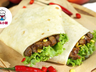 6、自制KFC嫩牛五方,取出即可享用