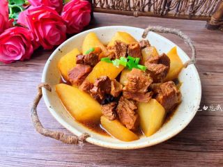 14、萝卜烧牛腩,成品图三