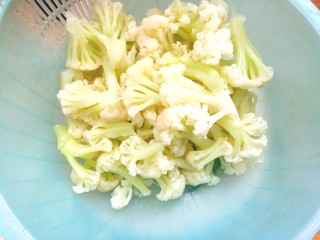 4、腐乳菜花,过凉水，控水备用