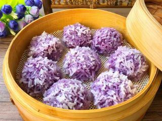 14、紫薯糯米丸子,成品图一
