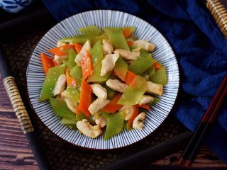 13、莴笋炒鸡肉,成品图