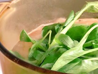 13、猪肉丸子汤,加入鸡毛菜（或其他青菜）