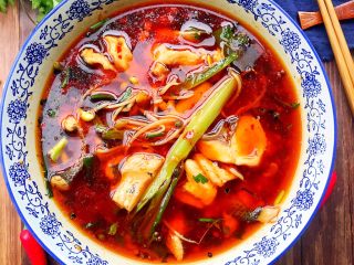 22、川香水煮鱼,拌匀开动！