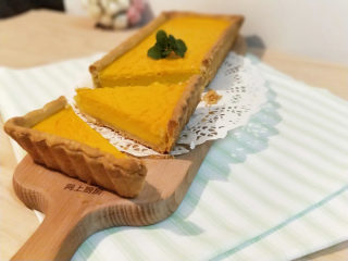 29、酸奶南瓜派,再送入预热200℃的烤箱，下层烤10分钟，再放到中层烤20分钟。不确定南瓜馅是否烤好，可以用牙签扎一下，不会带出很多面糊就烤好了。