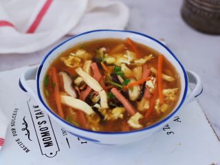 14、什锦酸辣汤,成品图