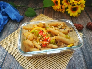 23、百香果柠檬鸡爪,成品图