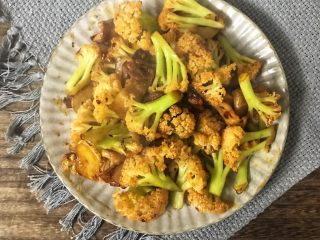 13、干锅花菜,成品图